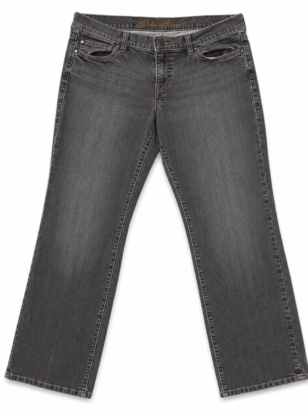Old Navy Special Edition Women’s Size 11 Gray Wash Stretch Straight-Leg Jeans